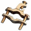 Erico Products nVent ERICO Ground Clamp, Clamping Range: 1/2 to 1 in, #10 to 2 AWG Wire, Bronze EK16